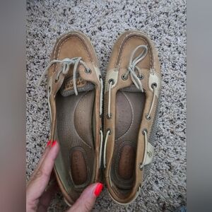 Sperry Tan Boat Shoes